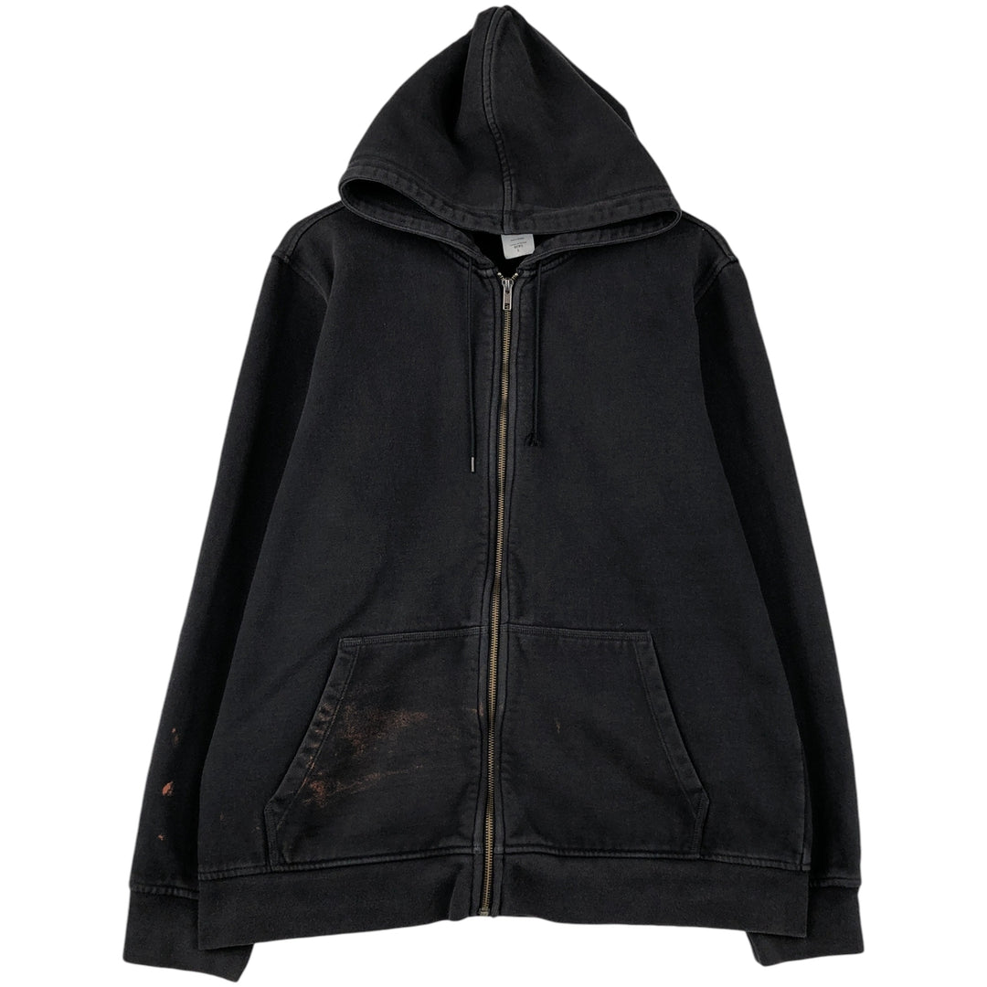 Patagonia Flying Fish 27542FA12 Back Print Painted Full-Zip Sweatshirt Hoodie, Men's Size L cotton black type Vintage Second Hand