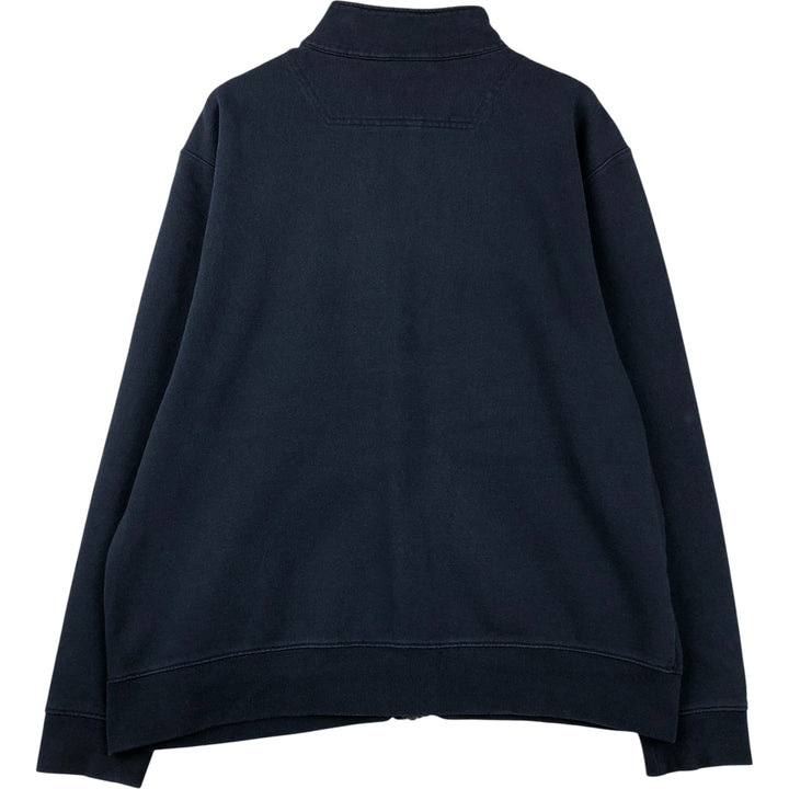 Vintage LLBean Advertising Full-Zip Sweatshirt from the 90'S and 00s, Men's Size L cotton navy blue type Vintage Second Hand