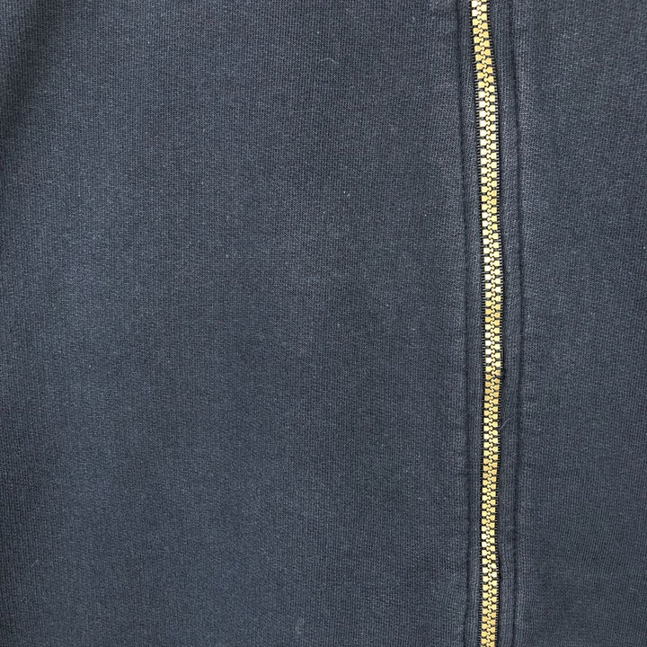 Vintage LLBean Advertising Full-Zip Sweatshirt from the 90'S and 00s, Men's Size L cotton navy blue type Vintage Second Hand
