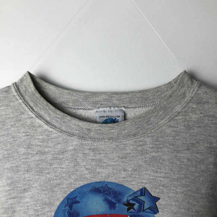 90'S Planet Hollywood Advertising Sweatshirt, Made in USA, Men's L, Vintage cotton pale white type Vintage Second Hand