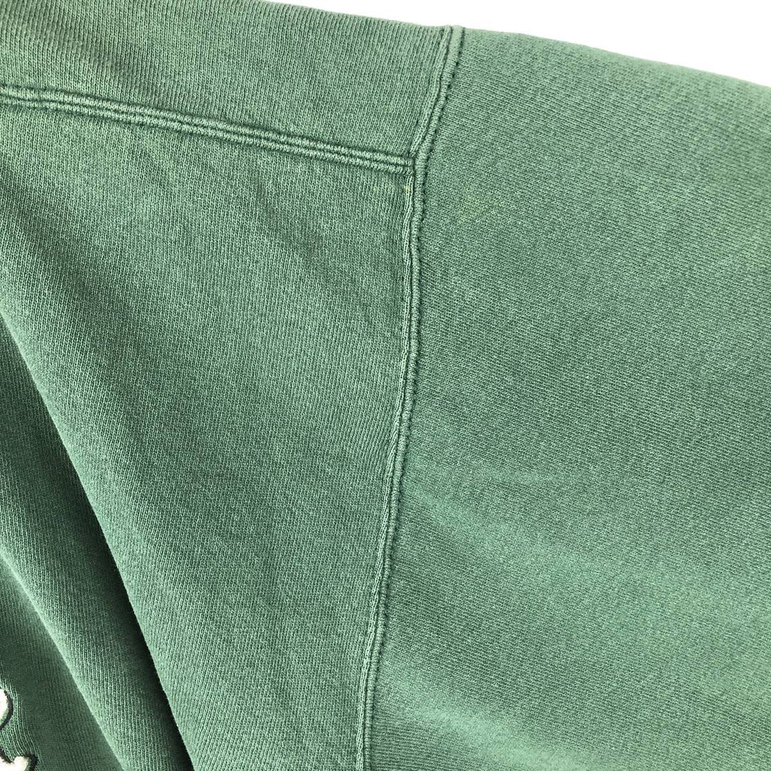 90'S HARD ROCK CAFE Advertising Sweatshirt, Men's XL Size, Vintage cotton Green type dark green Vintage Second Hand
