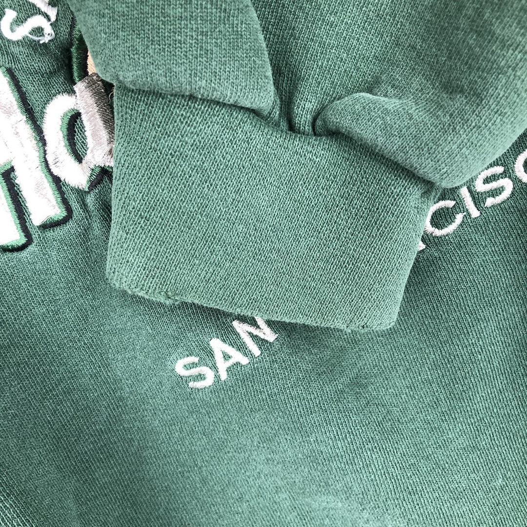 90'S HARD ROCK CAFE Advertising Sweatshirt, Men's XL Size, Vintage cotton Green type dark green Vintage Second Hand