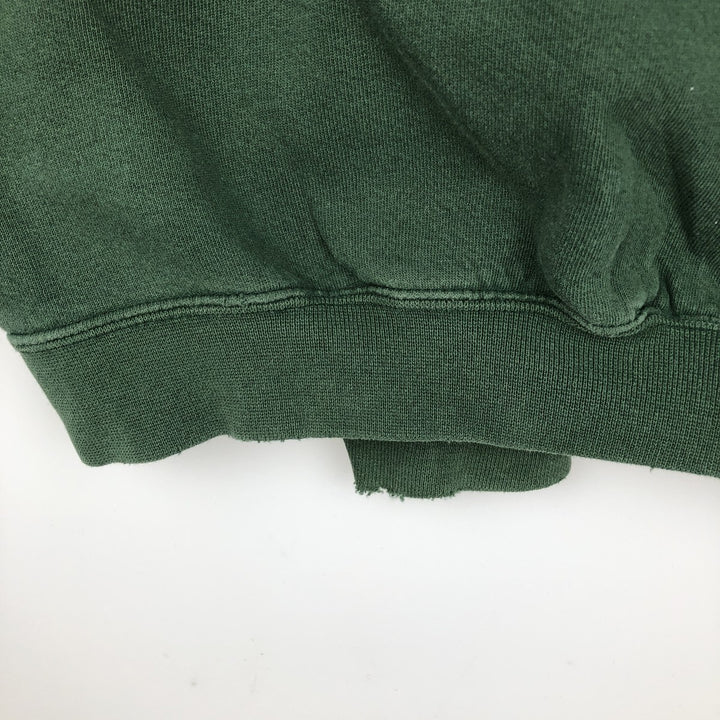 90'S HARD ROCK CAFE Advertising Sweatshirt, Men's XL Size, Vintage cotton Green type dark green Vintage Second Hand