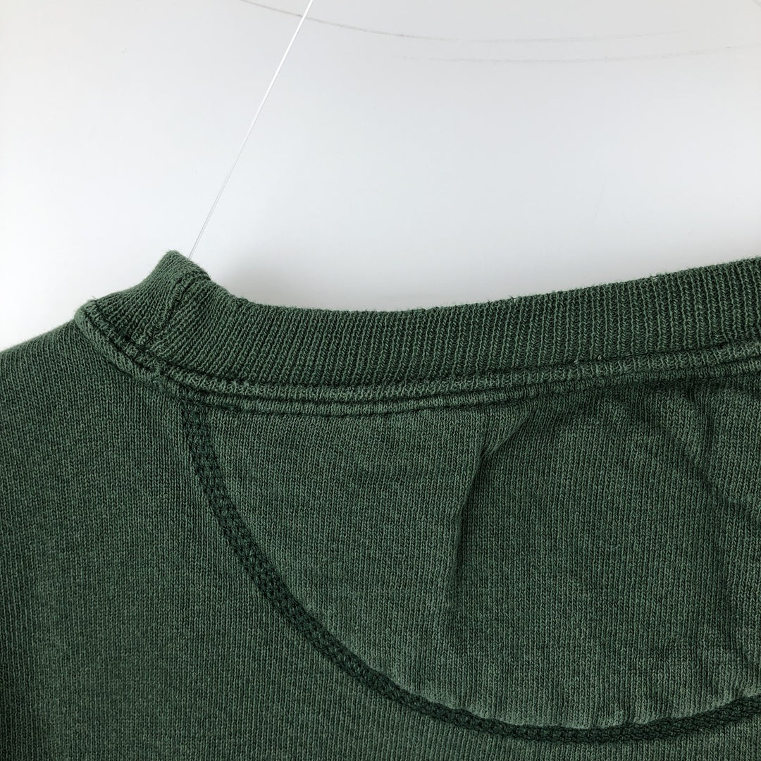 90'S HARD ROCK CAFE Advertising Sweatshirt, Men's XL Size, Vintage cotton Green type dark green Vintage Second Hand