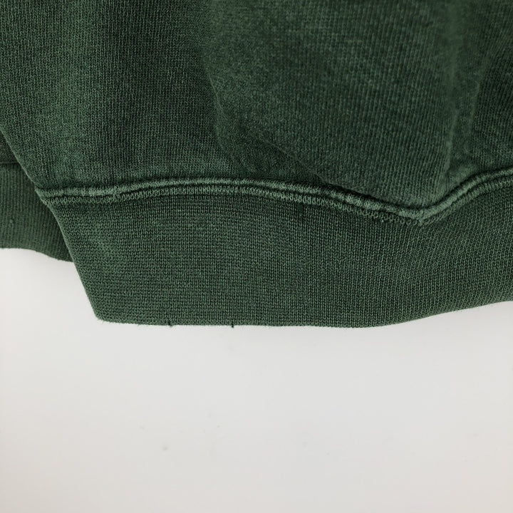 90'S HARD ROCK CAFE Advertising Sweatshirt, Men's XL Size, Vintage cotton Green type dark green Vintage Second Hand