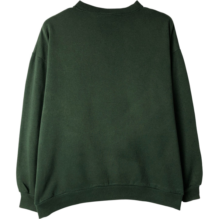 Harley-Davidson Advertising Sweatshirt, Made in USA, Men's Size L polyester green type Vintage Second Hand