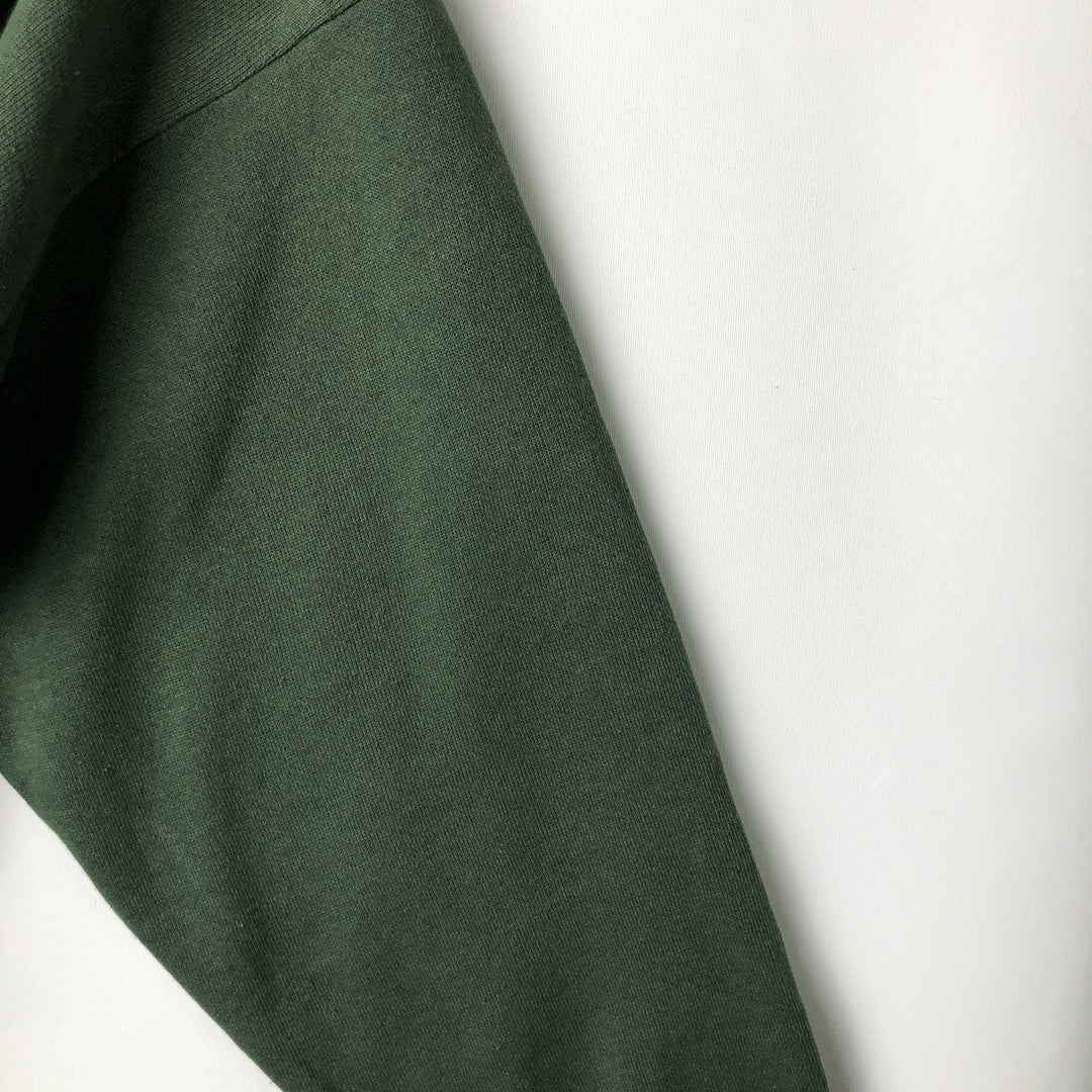 Harley-Davidson Advertising Sweatshirt, Made in USA, Men's Size L polyester green type Vintage Second Hand
