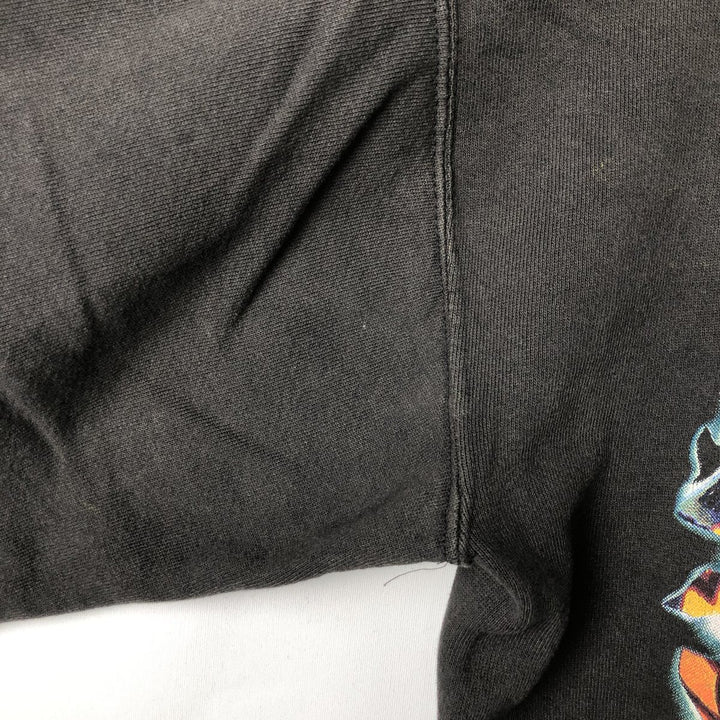 Vintage 90'S NUTMEG Advertising Sweatshirt, Made in USA, Men's Size L cotton black type Vintage Second Hand