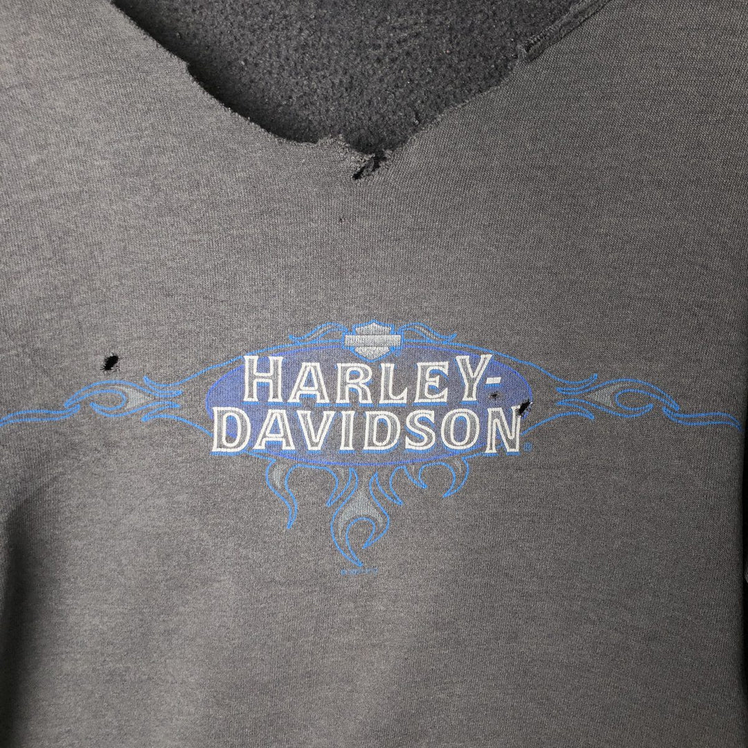 90'S Harley-Davidson Advertising Sweatshirt, Men's Size L cotton black type Vintage Second Hand
