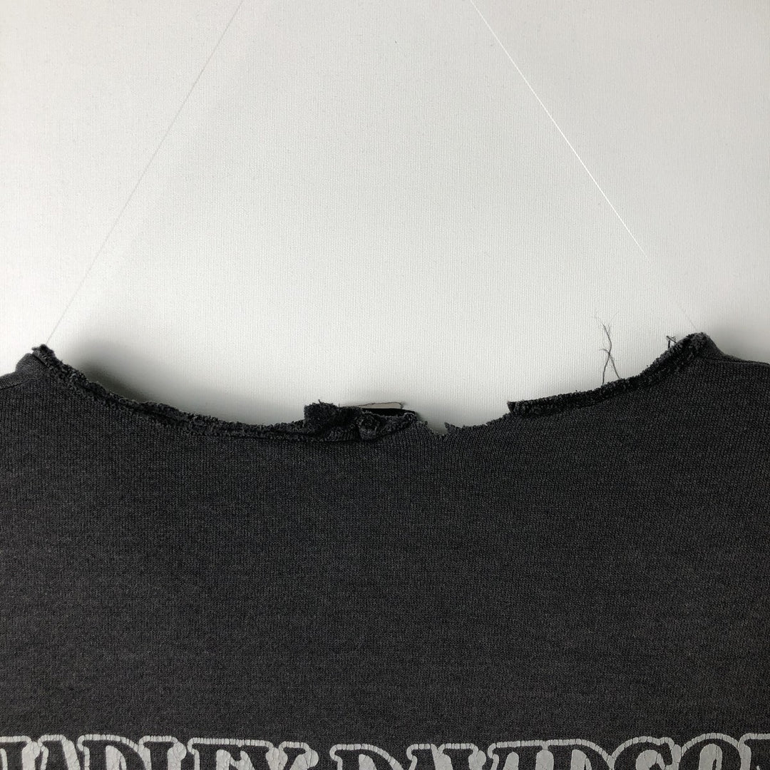 90'S Harley-Davidson Advertising Sweatshirt, Men's Size L cotton black type Vintage Second Hand