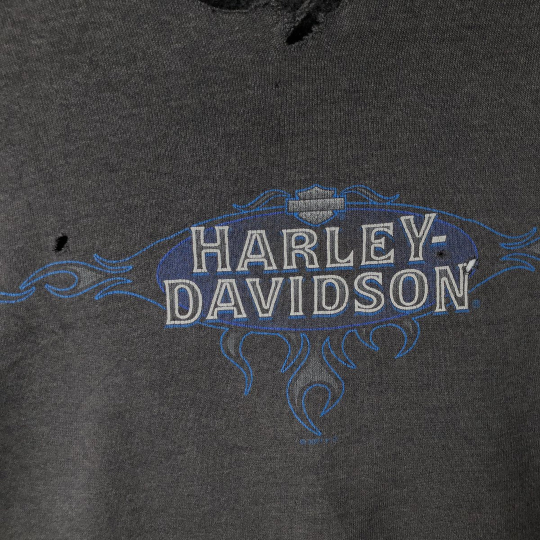 90'S Harley-Davidson Advertising Sweatshirt, Men's Size L cotton black type Vintage Second Hand