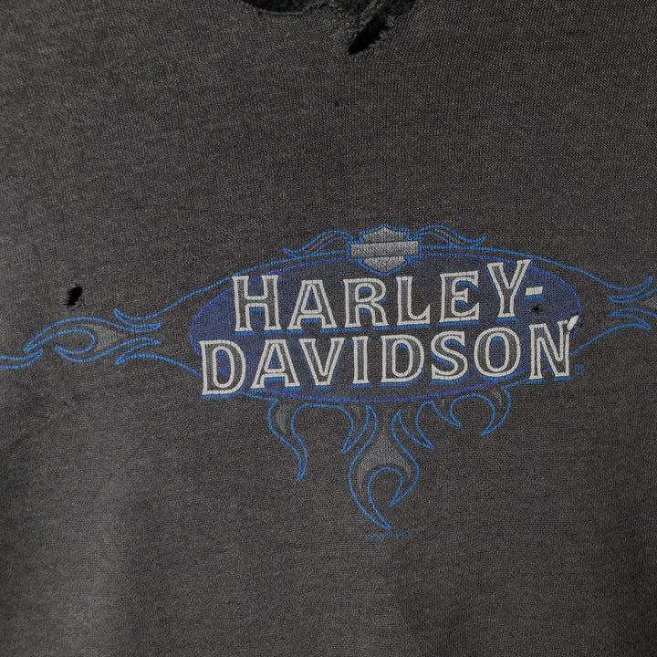 90'S Harley-Davidson Advertising Sweatshirt, Men's Size L cotton black type Vintage Second Hand