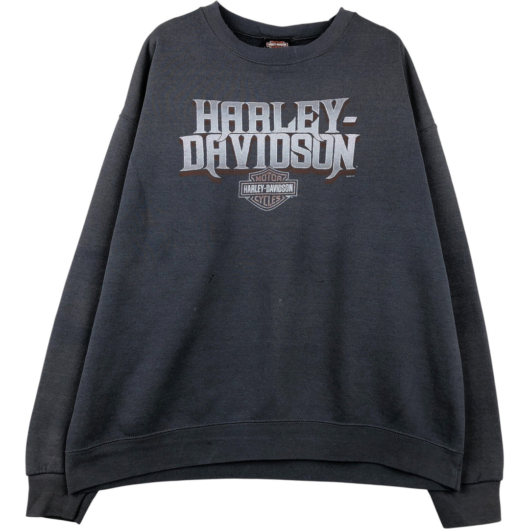 2000'S Harley-Davidson Advertising Sweatshirt, Men's XL cotton gray type Vintage Second Hand