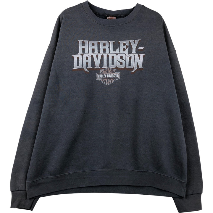 2000'S Harley-Davidson Advertising Sweatshirt, Men's XL cotton gray type Vintage Second Hand