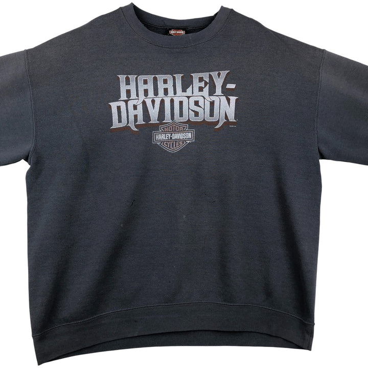 2000'S Harley-Davidson Advertising Sweatshirt, Men's XL cotton gray type Vintage Second Hand