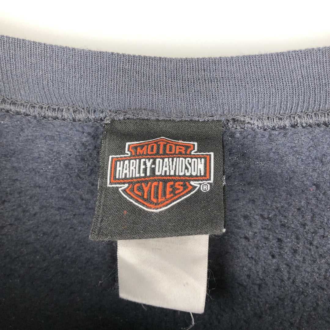 2000'S Harley-Davidson Advertising Sweatshirt, Men's XL cotton gray type Vintage Second Hand