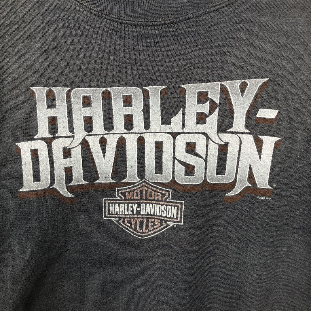 2000'S Harley-Davidson Advertising Sweatshirt, Men's XL cotton gray type Vintage Second Hand