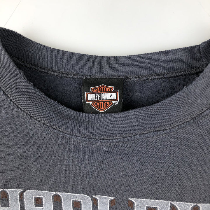 2000'S Harley-Davidson Advertising Sweatshirt, Men's XL cotton gray type Vintage Second Hand