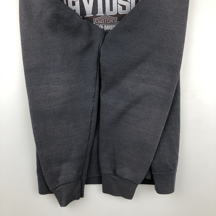 2000'S Harley-Davidson Advertising Sweatshirt, Men's XL cotton gray type Vintage Second Hand