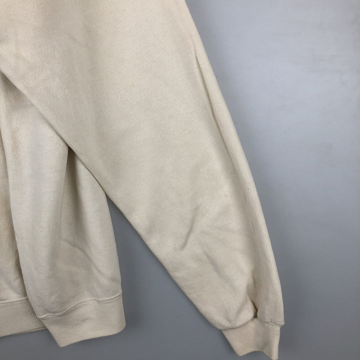 Vintage 1980'S Hanes blue tag advertising sweatshirt, made in the USA, men's size XL cotton unbleached Vintage Second Hand