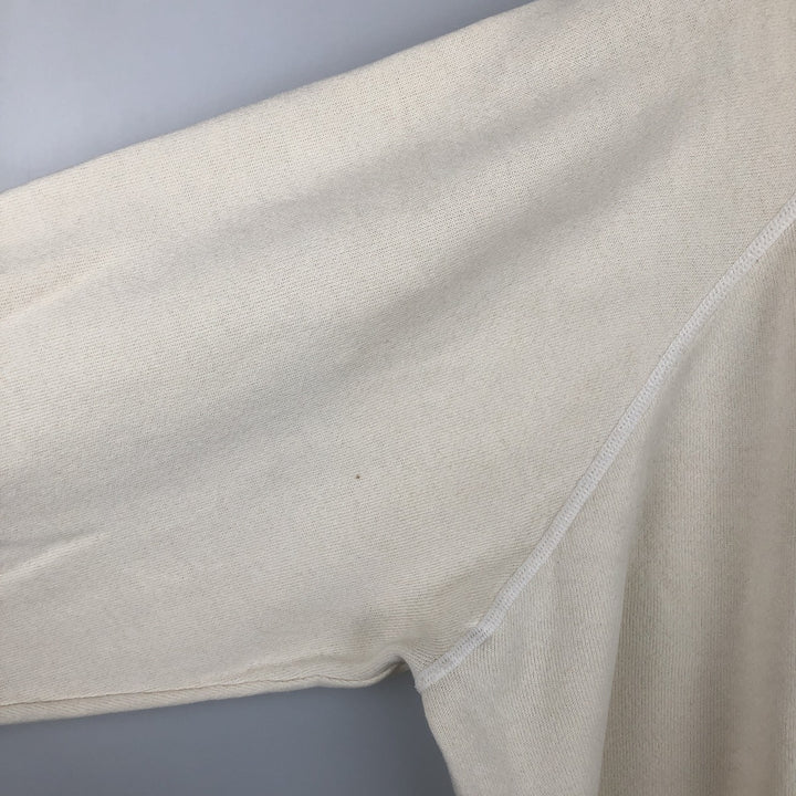 Vintage 1980'S Hanes blue tag advertising sweatshirt, made in the USA, men's size XL cotton unbleached Vintage Second Hand