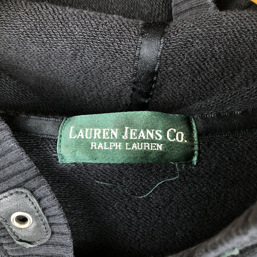 Ralph Lauren Jeans Company full-zip sweatshirt hoodie, size L unclear black type Vintage Second Hand