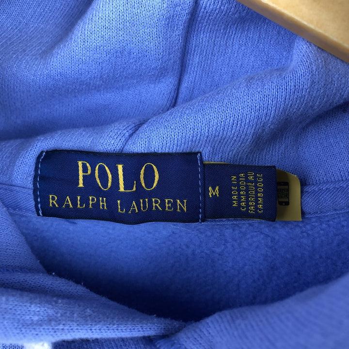 Ralph Lauren POLO RALPH LAUREN sweatshirt pullover hoodie, women's size M cotton Purple type blue-purple Vintage Second Hand