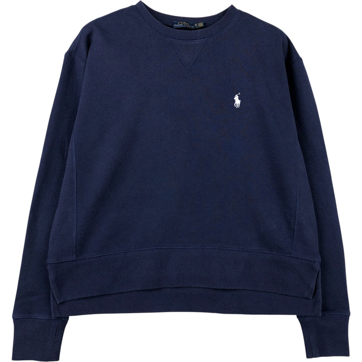 Ralph Lauren POLO RALPH LAUREN One-Point Logo Sweatshirt, Men's Size XS cotton navy blue type Vintage Second Hand