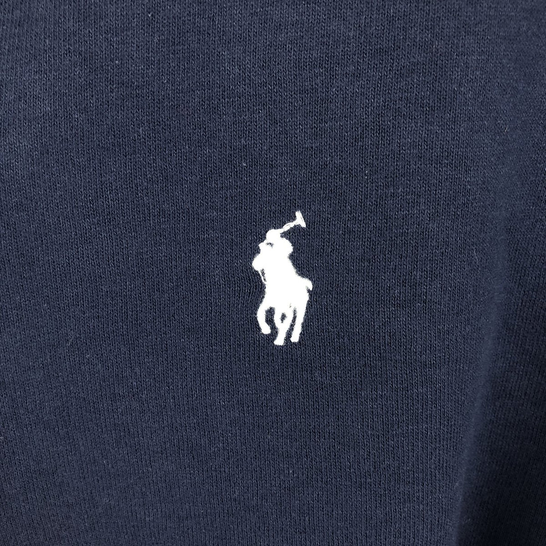 Ralph Lauren POLO RALPH LAUREN One-Point Logo Sweatshirt, Men's Size XS cotton navy blue type Vintage Second Hand