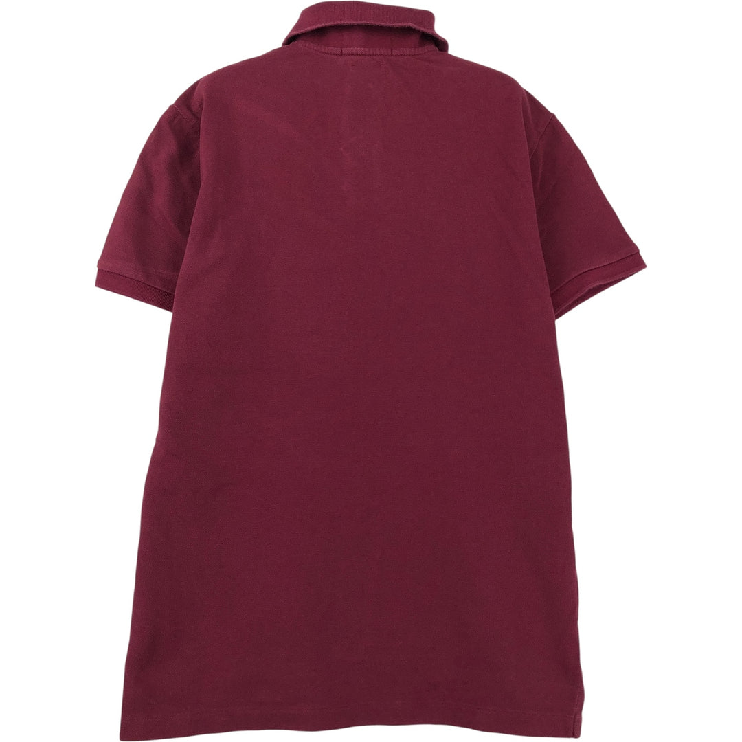 Ralph Lauren POLO RALPH LAUREN CUSTOM SLIM FIT short-sleeved polo shirt, women's size S cotton Purple type red-purple Vintage Second Hand
