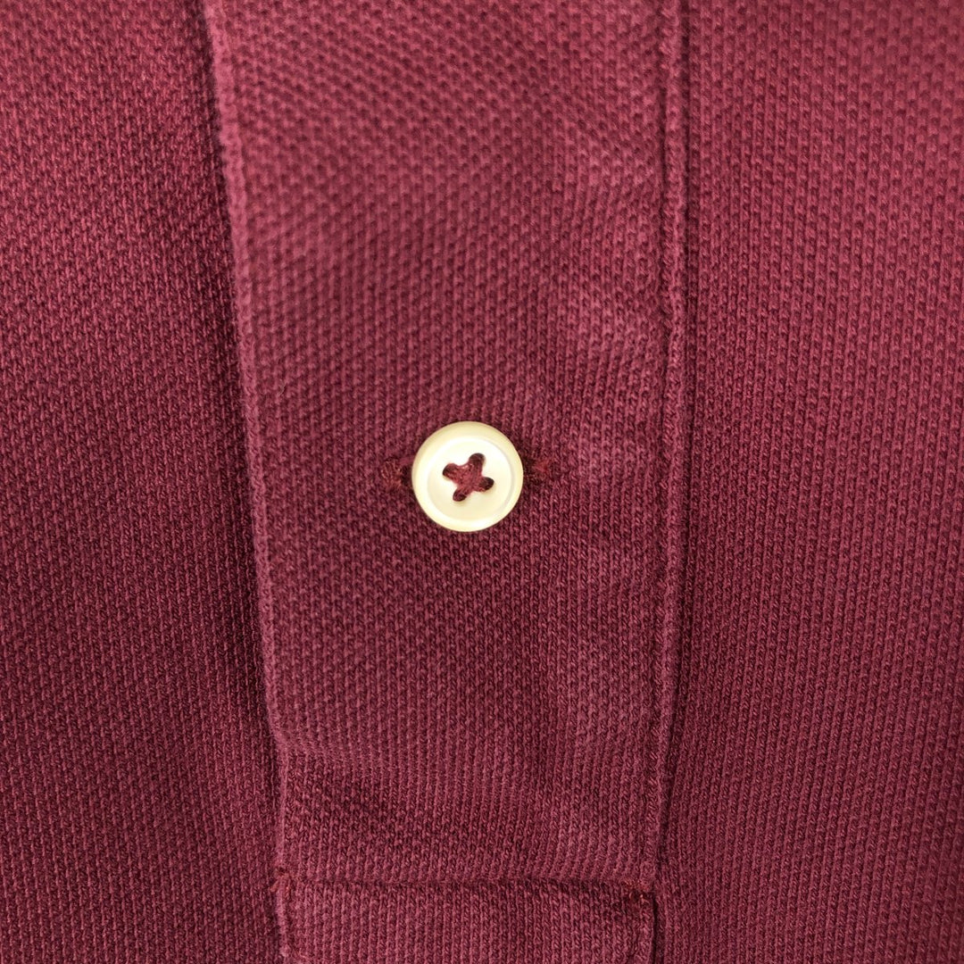 Ralph Lauren POLO RALPH LAUREN CUSTOM SLIM FIT short-sleeved polo shirt, women's size S cotton Purple type red-purple Vintage Second Hand