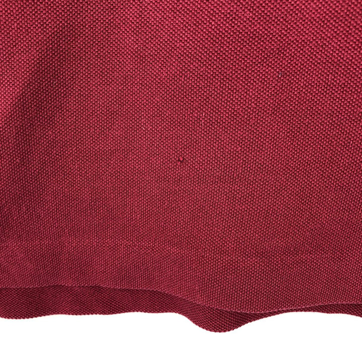 Lacoste LACOSTE Short Sleeve Polo Shirt 2 Men's XS cotton wine-red Vintage Second Hand