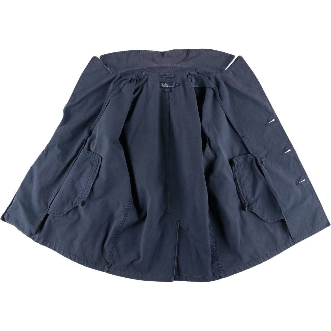 Ralph Lauren POLO by Ralph Lauren peacoat, men's size M cotton navy blue type Vintage Second Hand