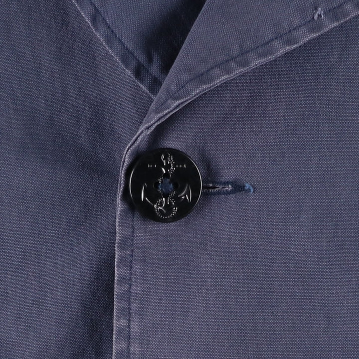 Ralph Lauren POLO by Ralph Lauren peacoat, men's size M cotton navy blue type Vintage Second Hand