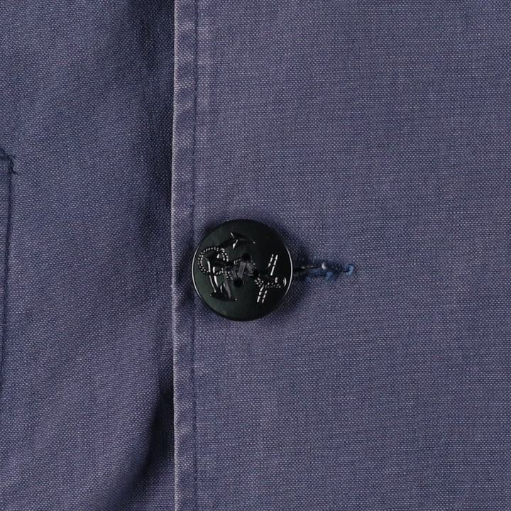 Ralph Lauren POLO by Ralph Lauren peacoat, men's size M cotton navy blue type Vintage Second Hand