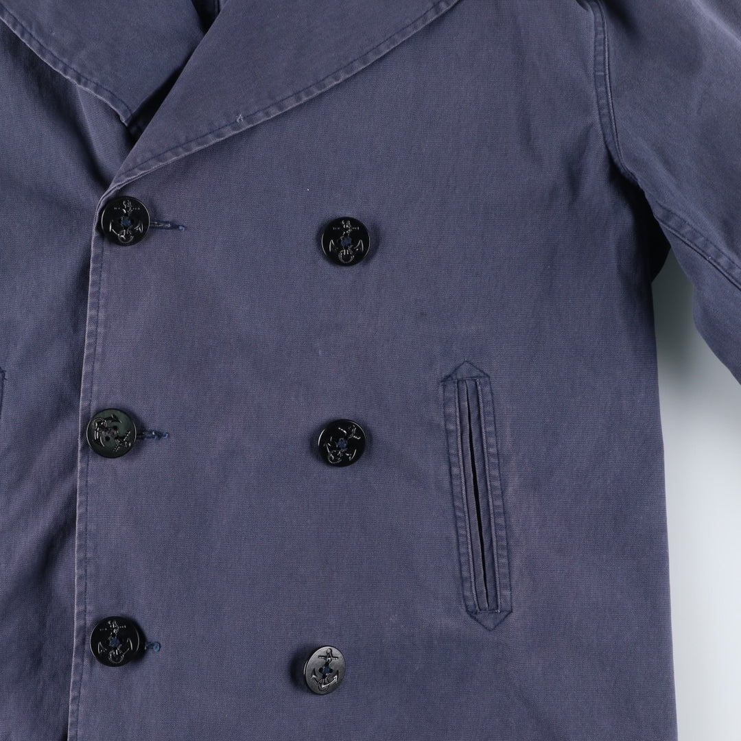 Ralph Lauren POLO by Ralph Lauren peacoat, men's size M cotton navy blue type Vintage Second Hand