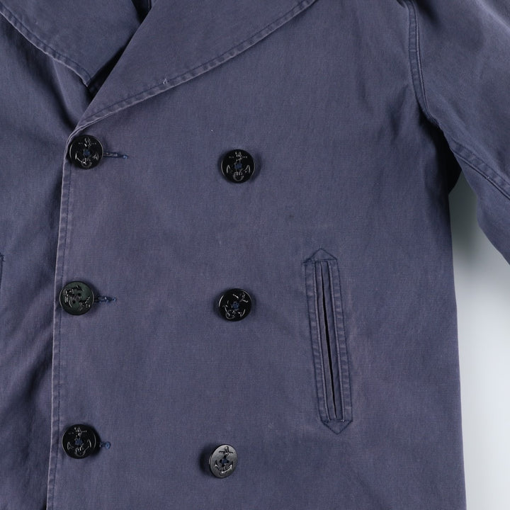 Ralph Lauren POLO by Ralph Lauren peacoat, men's size M cotton navy blue type Vintage Second Hand