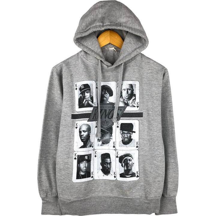 NY KINGS New York Kings Wrap Sweatshirt Pullover Hoodie, Women's Size M unclear gray type Vintage Second Hand