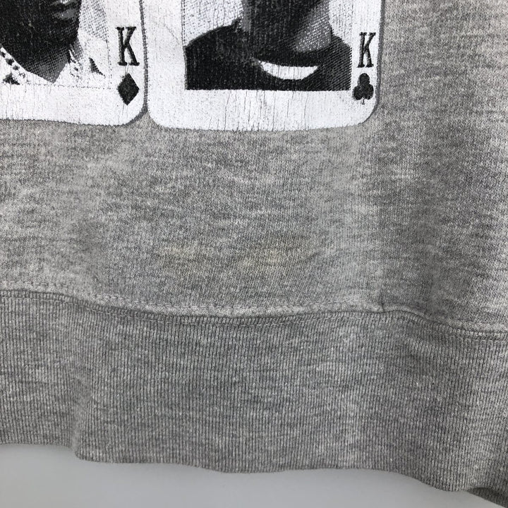 NY KINGS New York Kings Wrap Sweatshirt Pullover Hoodie, Women's Size M unclear gray type Vintage Second Hand