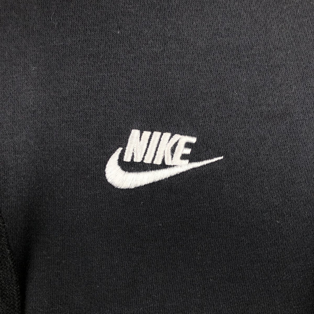 Nike Sweat Full Zip Hoodie, Men's Size S cotton black type Vintage Second Hand