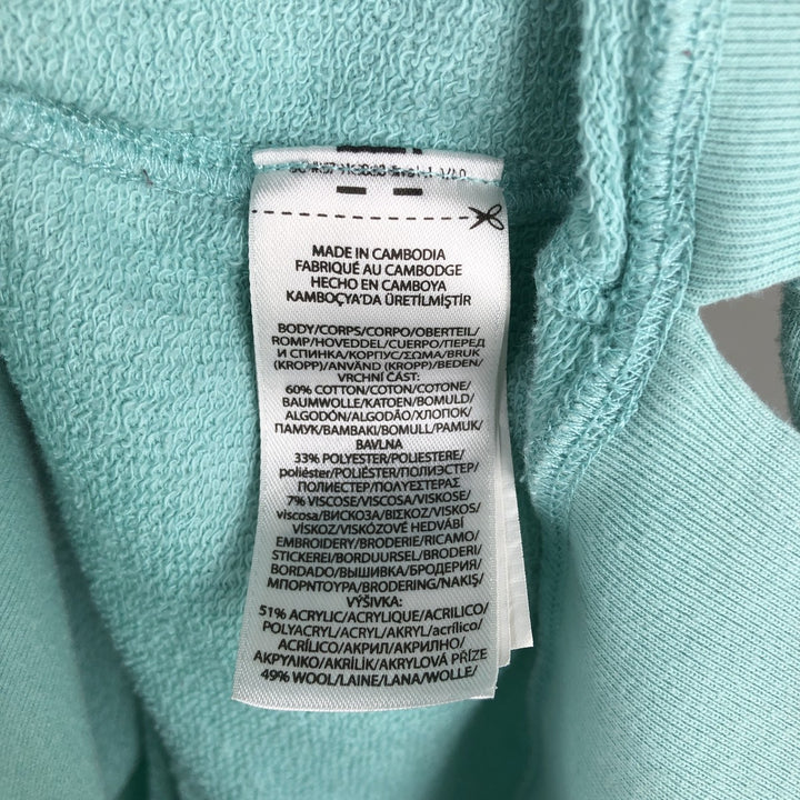Ralph Lauren POLO RALPH LAUREN logo sweatshirt, women's size XL cotton Mint green Vintage Second Hand