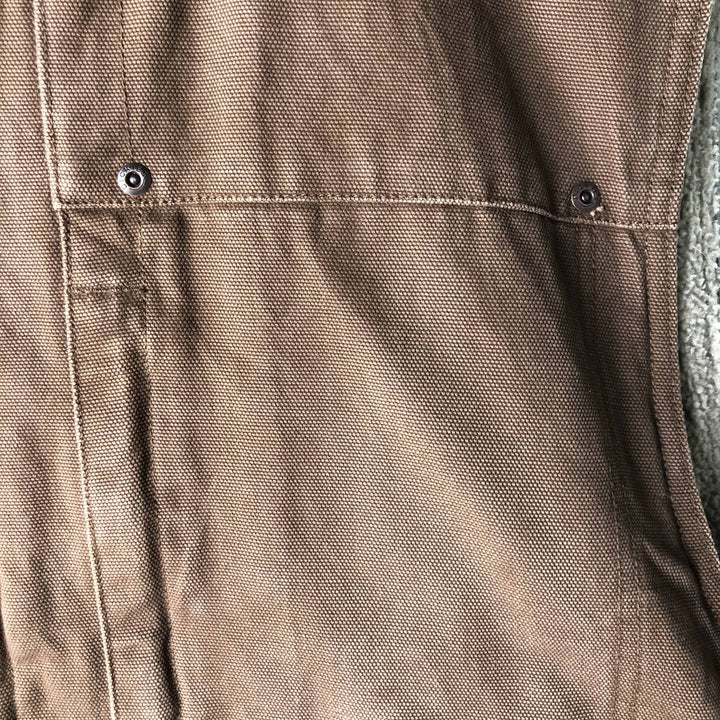 Dickies Duck Vest, Men's Size L cotton brown type Vintage Second Hand