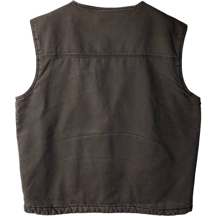 GUIDE SERIES Duck Vest Men's Size L cotton brown type Vintage Second Hand