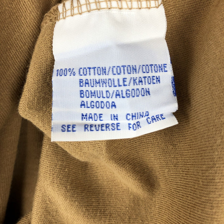 Ralph Lauren POLO by Ralph Lauren long sleeve polo shirt, men's size M cotton Camel type Vintage Second Hand