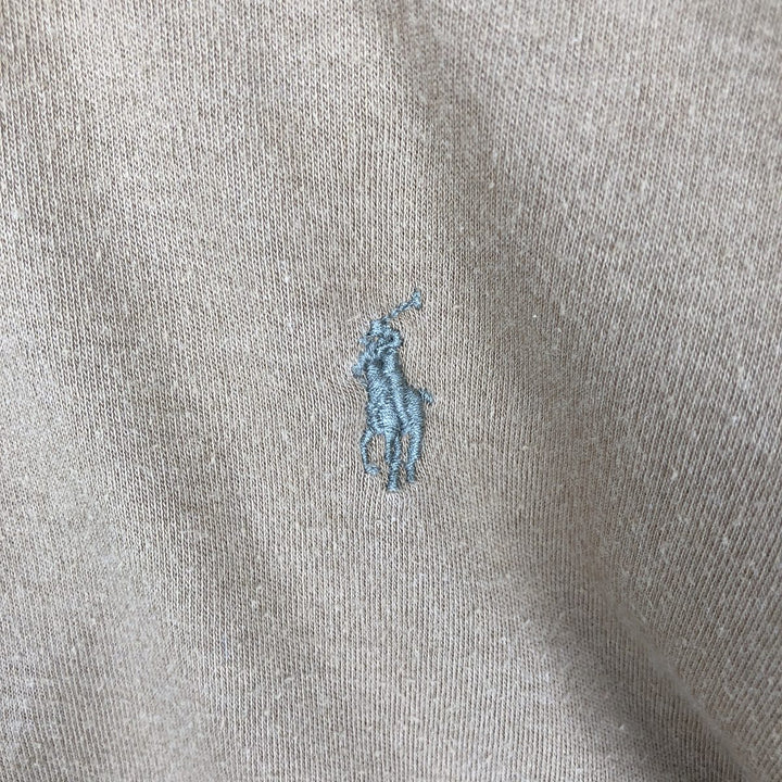 Ralph Lauren POLO by Ralph Lauren long sleeve polo shirt, men's size M cotton Camel type Vintage Second Hand
