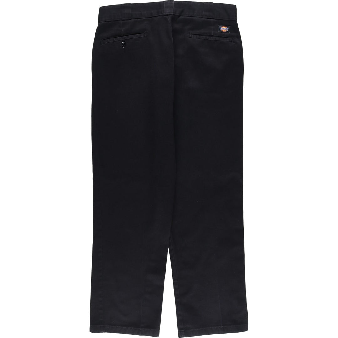 Dickies Work Pants Men's W33 polyester black type Vintage Second Hand