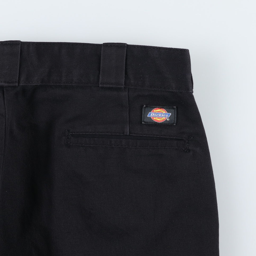 Dickies Work Pants Men's W33 polyester black type Vintage Second Hand