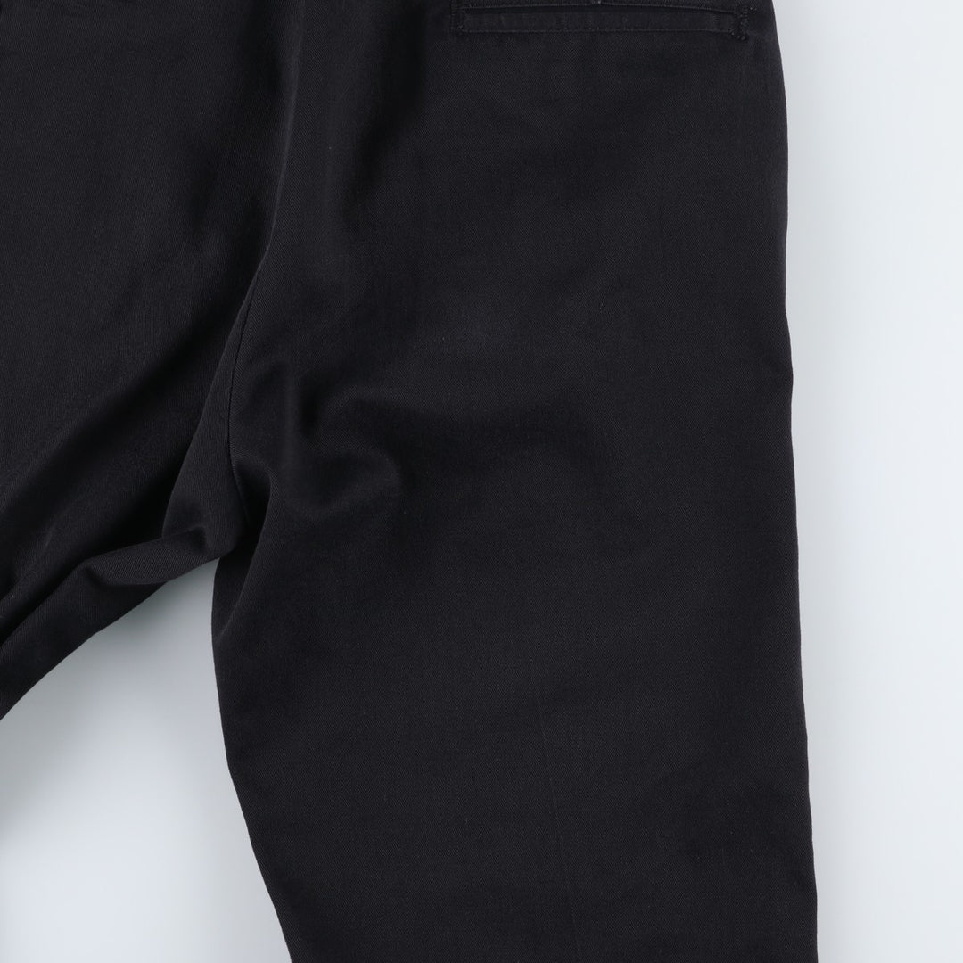 Dickies Work Pants Men's W33 polyester black type Vintage Second Hand