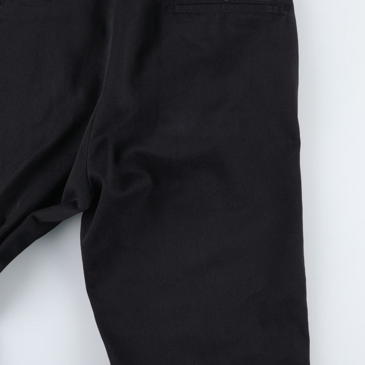 Dickies Work Pants Men's W33 polyester black type Vintage Second Hand