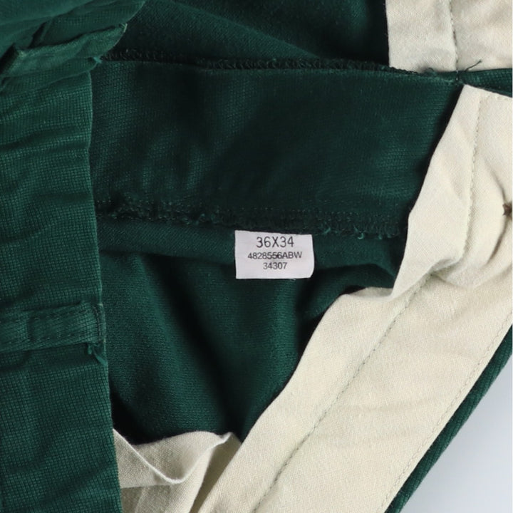 Ralph Lauren POLO by Ralph Lauren Two-pleat Chino Pants for Men, W35 cotton Green type dark green Vintage Second Hand